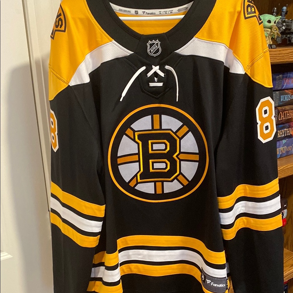 Fanatics Boston Bruins Black and Gold Jersey